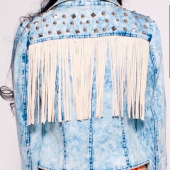 lana del rey fringe jacket